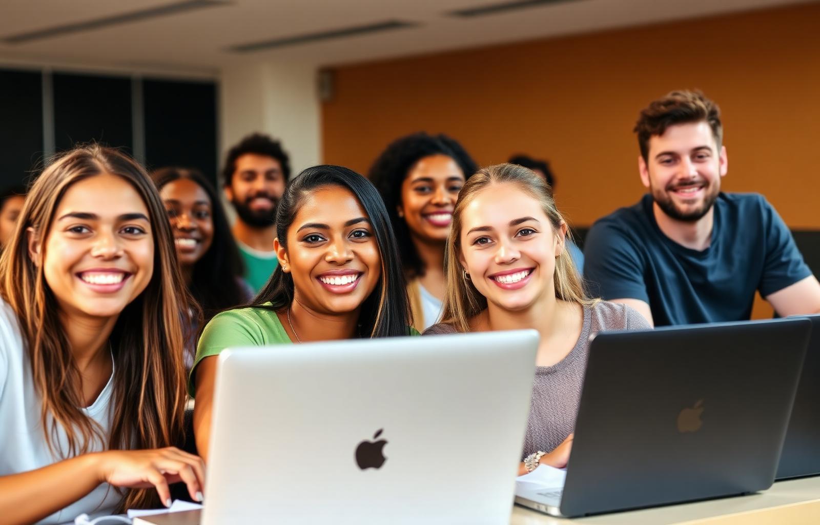 Estudantes da UniFatecie em sala de aula
